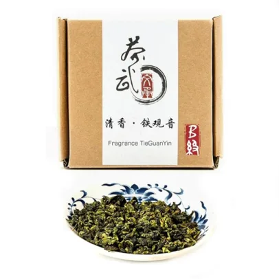 ChaWuWarmSun-[B] Fragrant TieGuanYin Oolong Tea,3.5oz/100g,WuLong Tea Loose Leaf Wu Long,Origin of AnXi,FuJian,Chinese