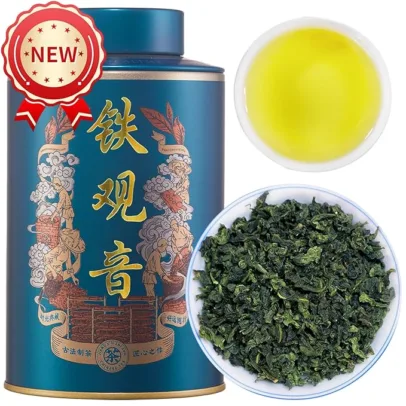 XIXICHA Anxi Tie Guan Yin Oolong Tea Tieguanyin Tea Iron Goddess Oolong Tea Long Lasting Orchid Fragrance Premium Chinese tea High Mountain oolong Tea Grade AAA